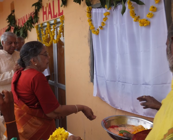 Inauguration of High School Building 7